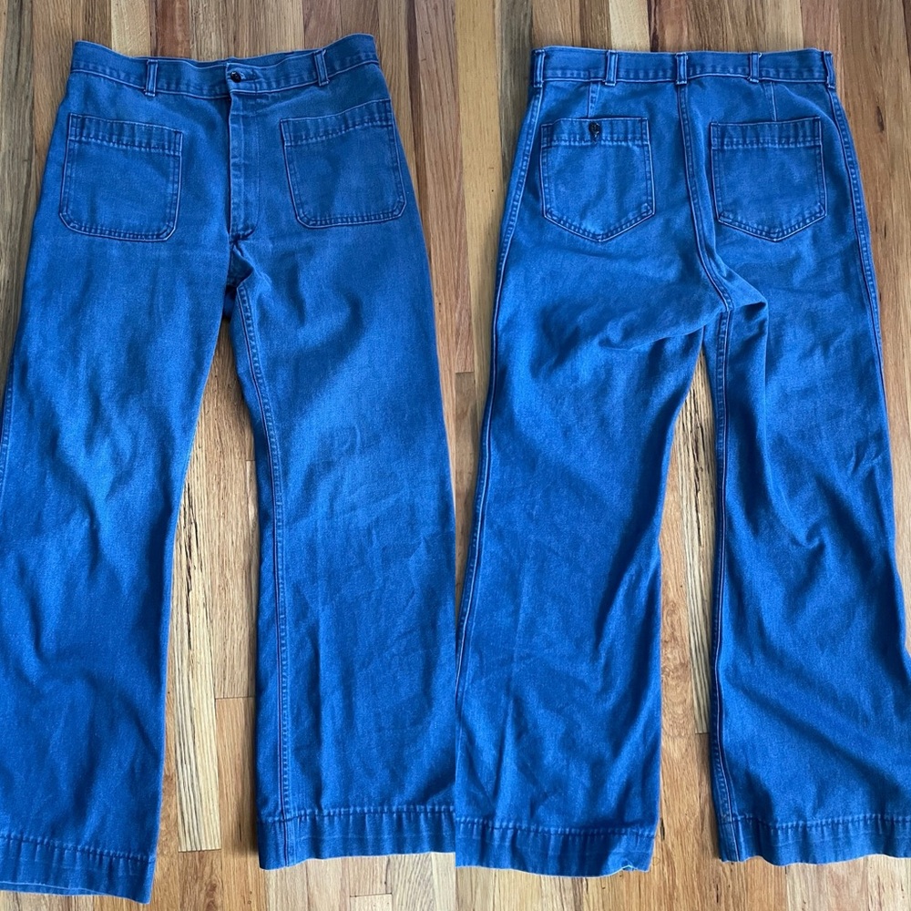 33x30 Seafarer-Type Wide Leg Trousers